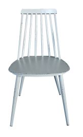 Aluminium Indoor Outdoor Windsor Dining Chair Retro Grey