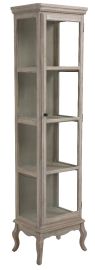 Wash white display cabinet