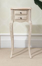 French Provincial Wash White Night Stand Side Table