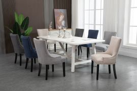 Antique White Rectangle Dining Table